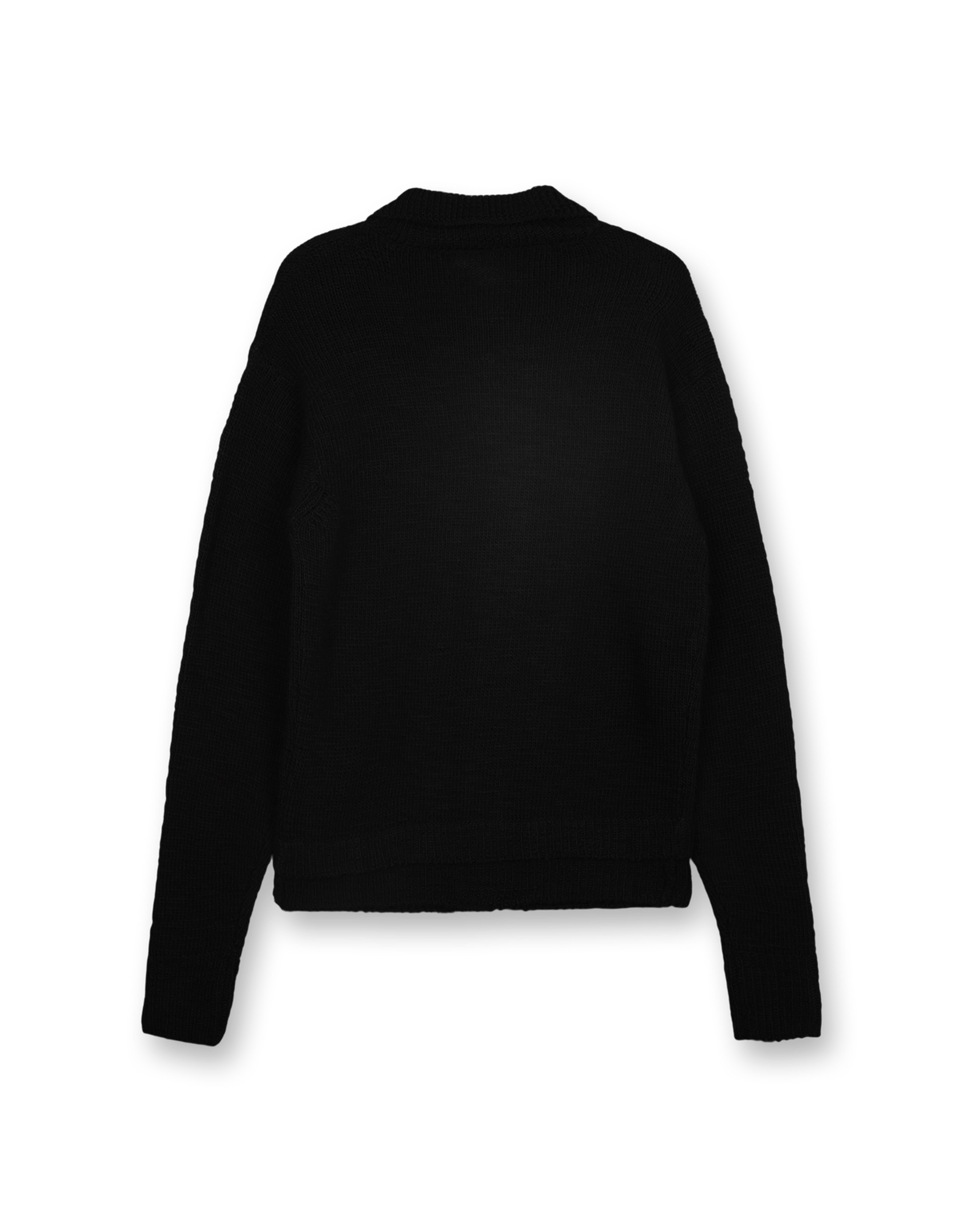 Irregular Merino Polo