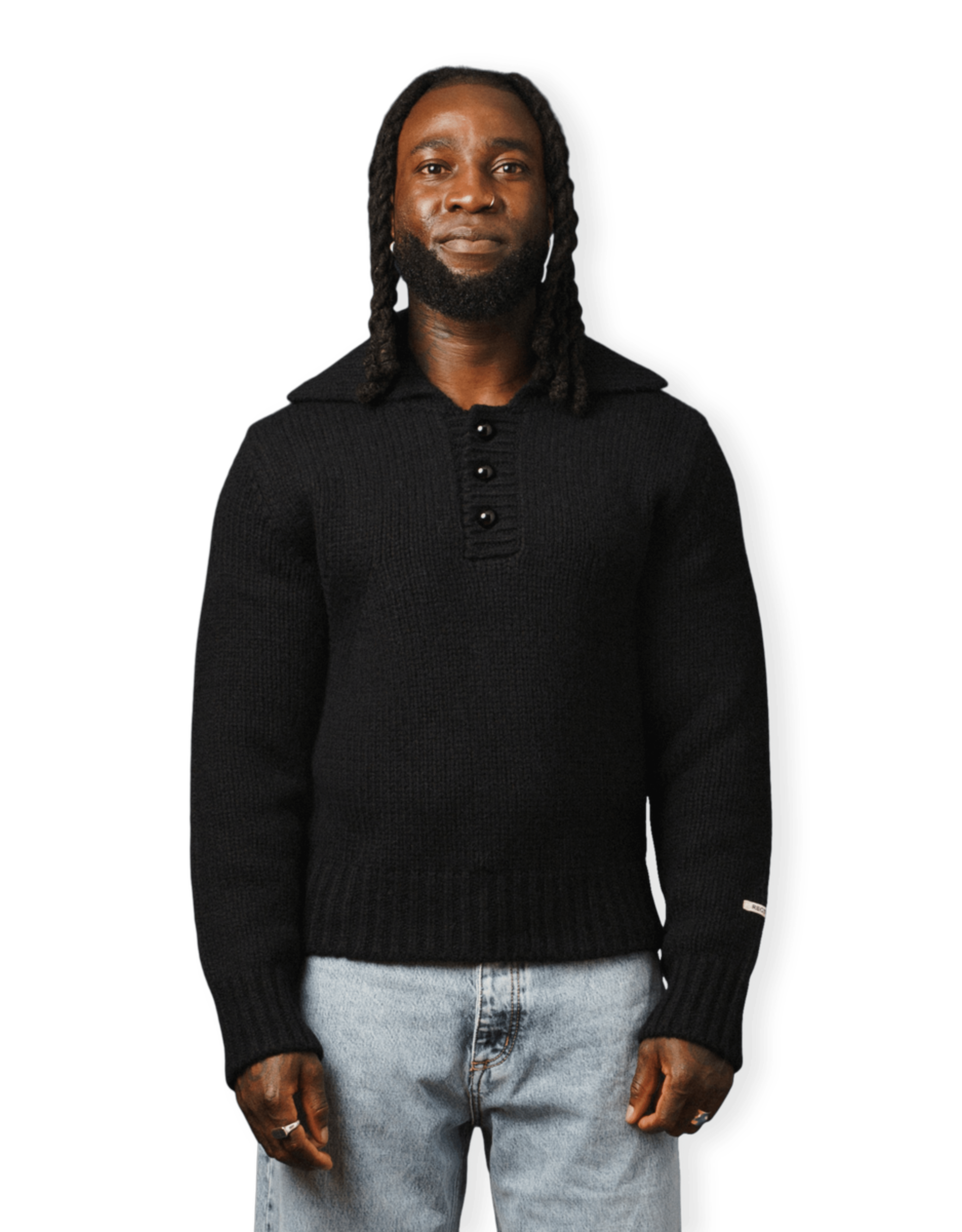 Vintage Button Up Knit Sweater