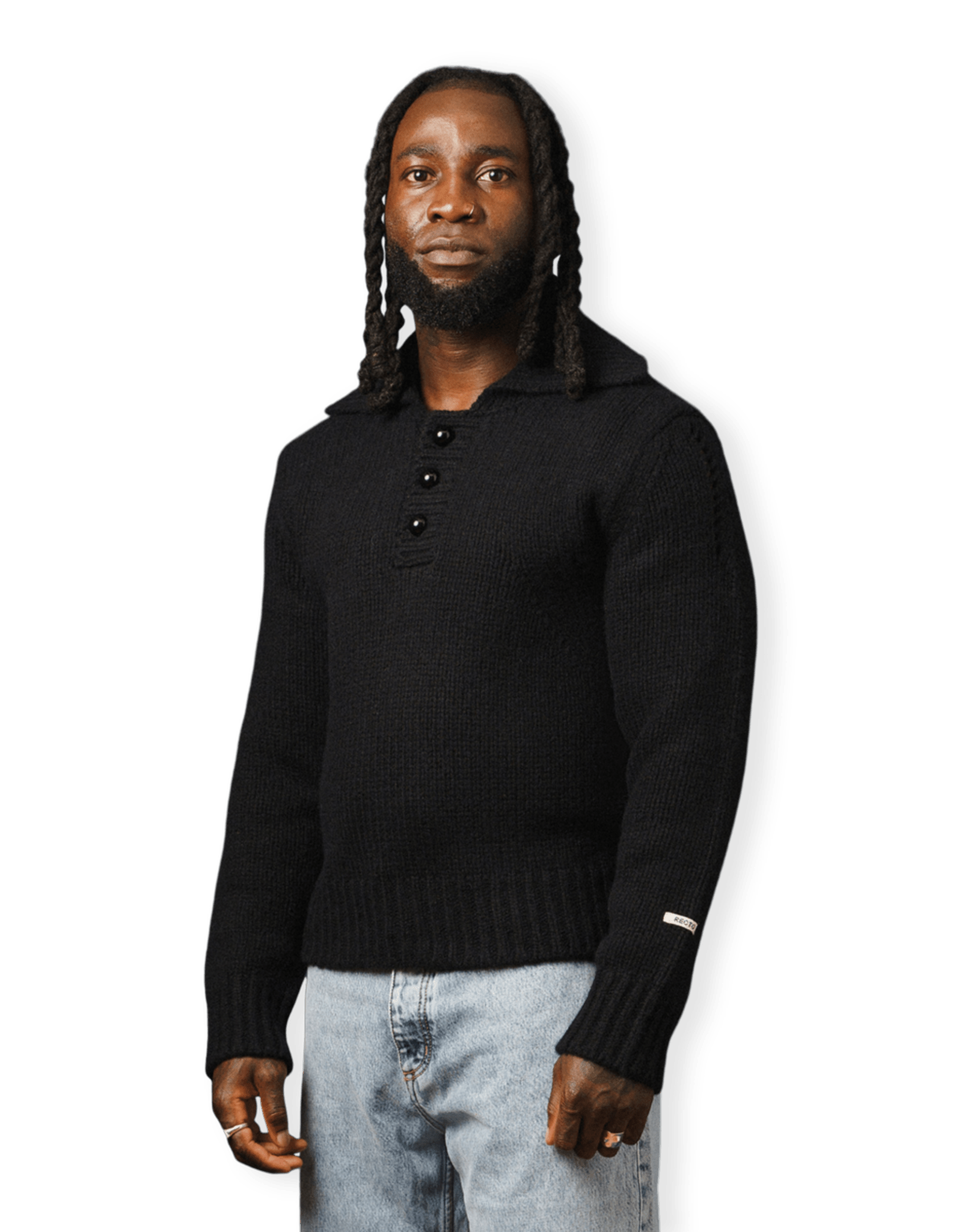 Vintage Button Up Knit Sweater