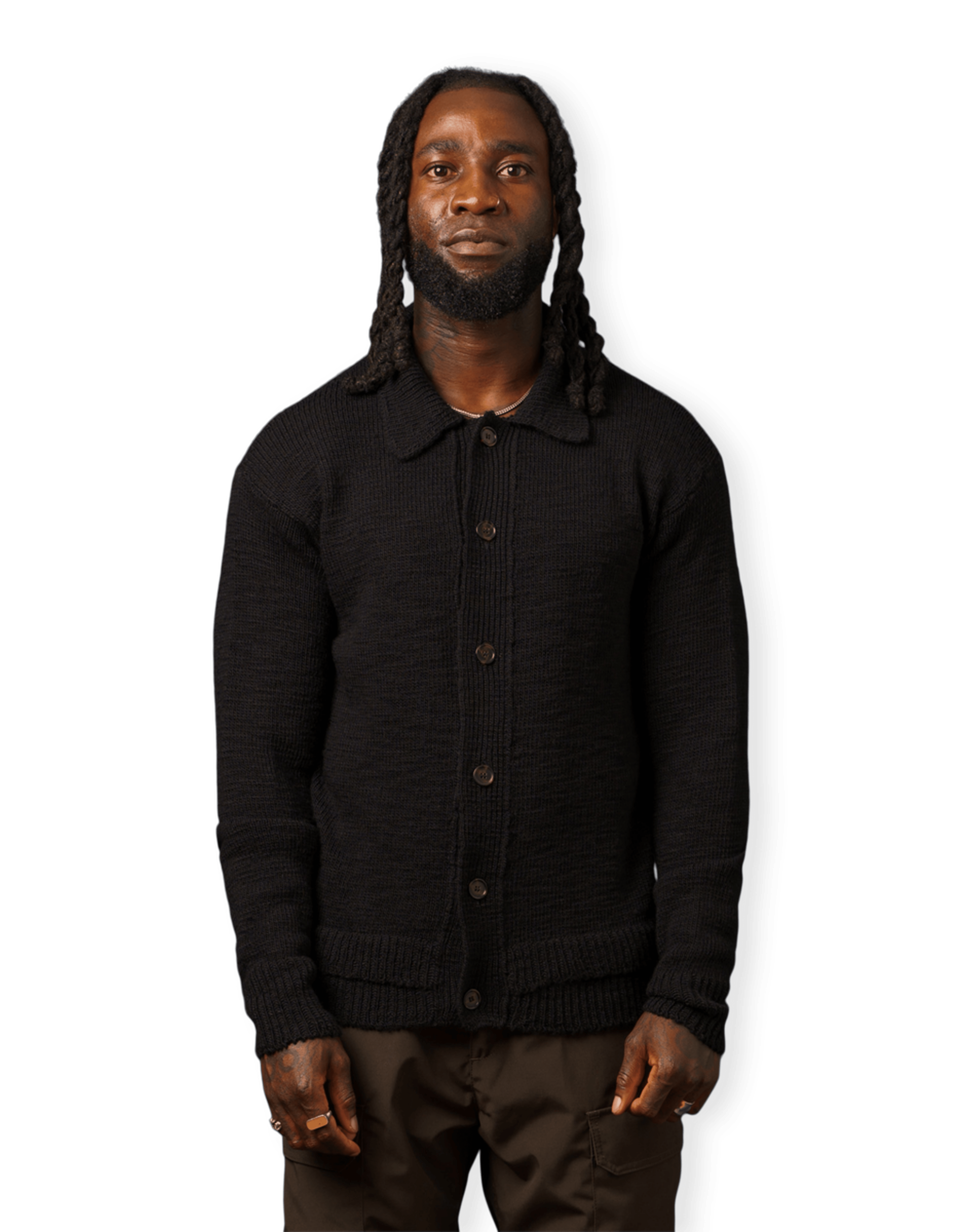 Irregular Merino Polo