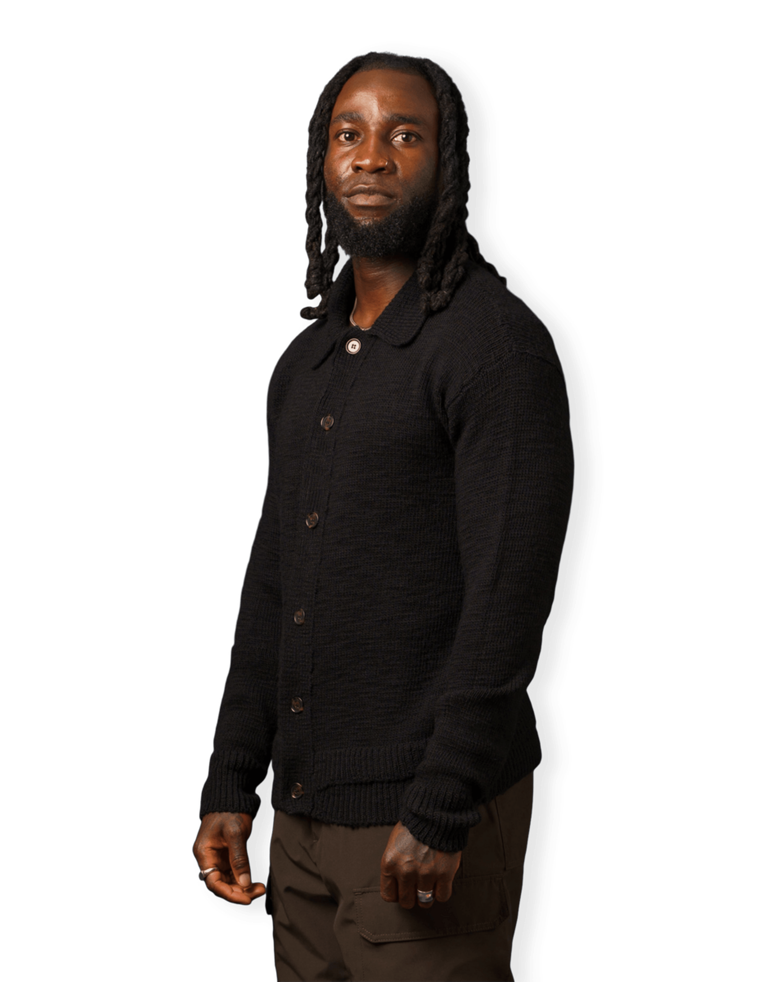 Irregular Merino Polo