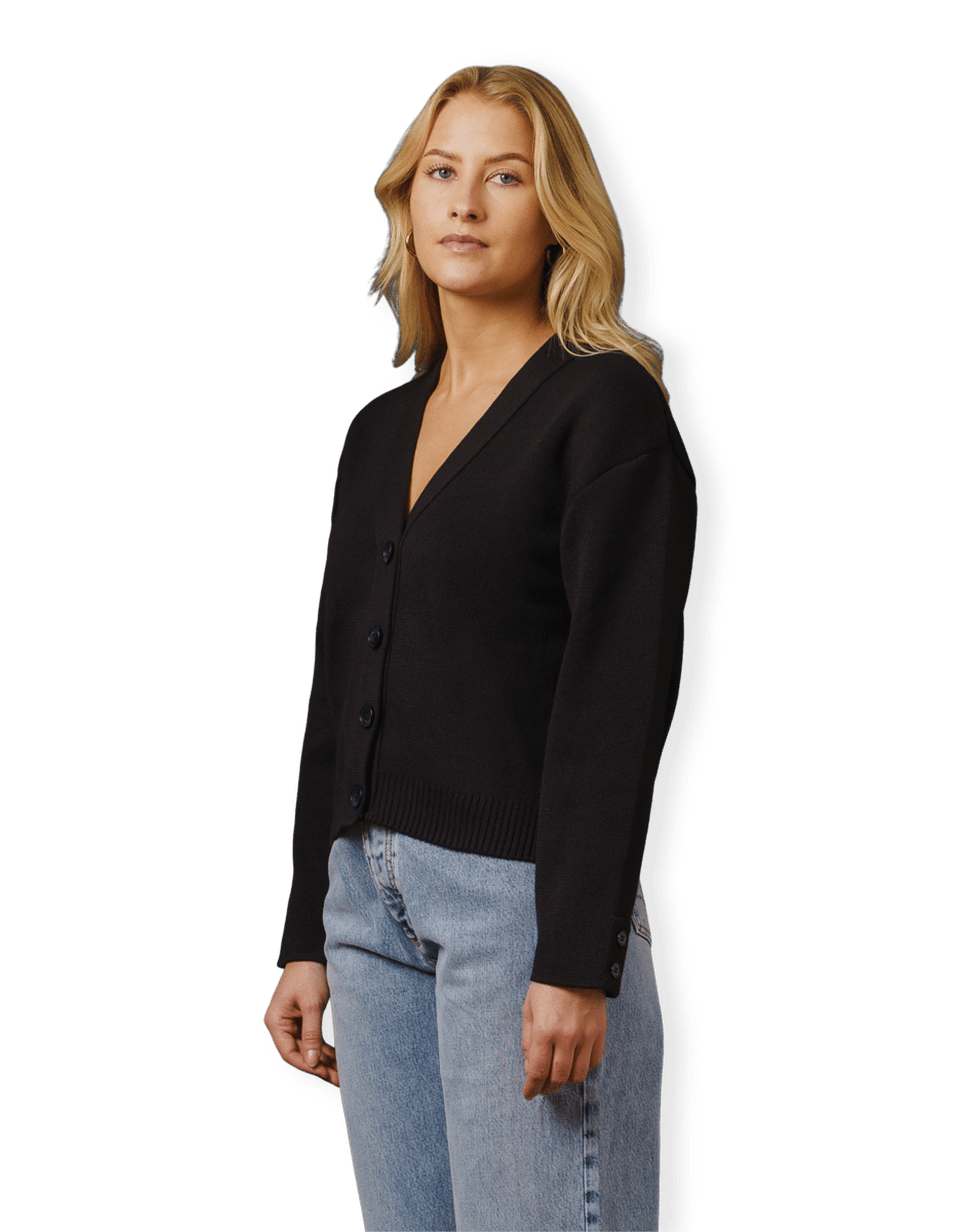 Gigi Ribbed Knit Cardigan