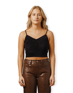 Raviera Velvet Corduroy Sleeveless Top