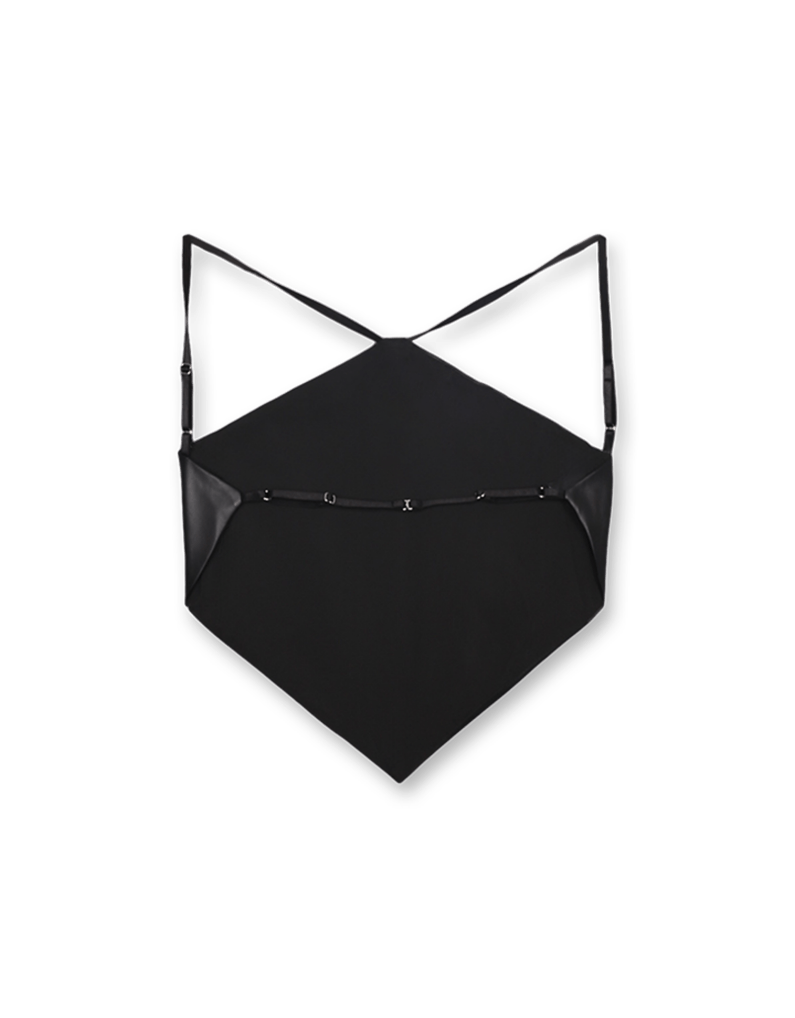 Mina Imitation Leather Top