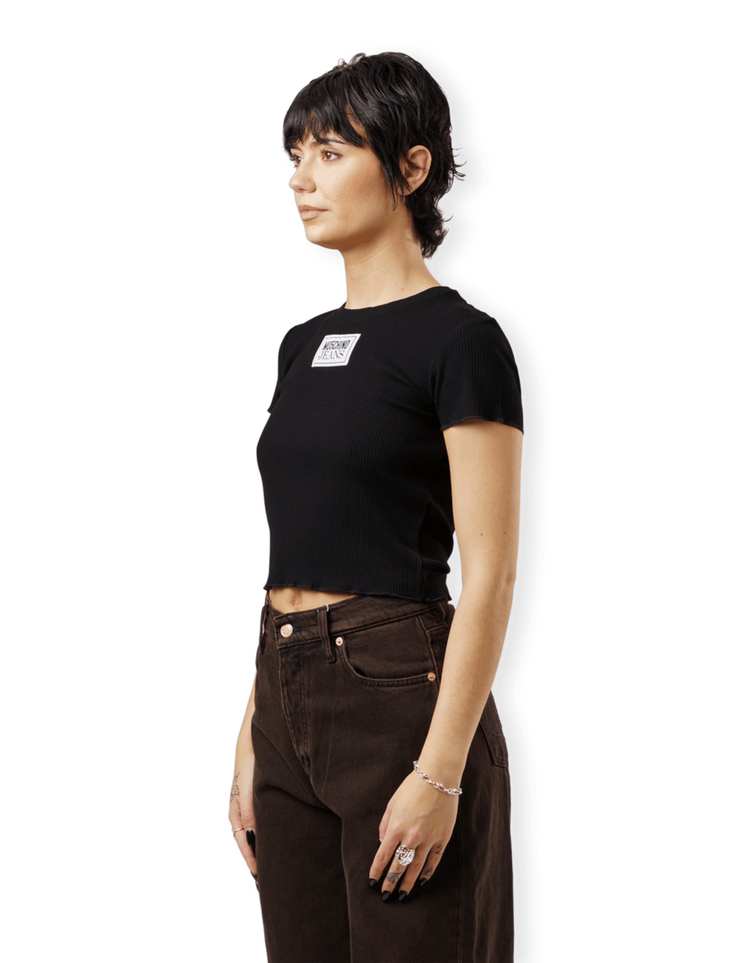 Logo Patch Cotton T-shirt