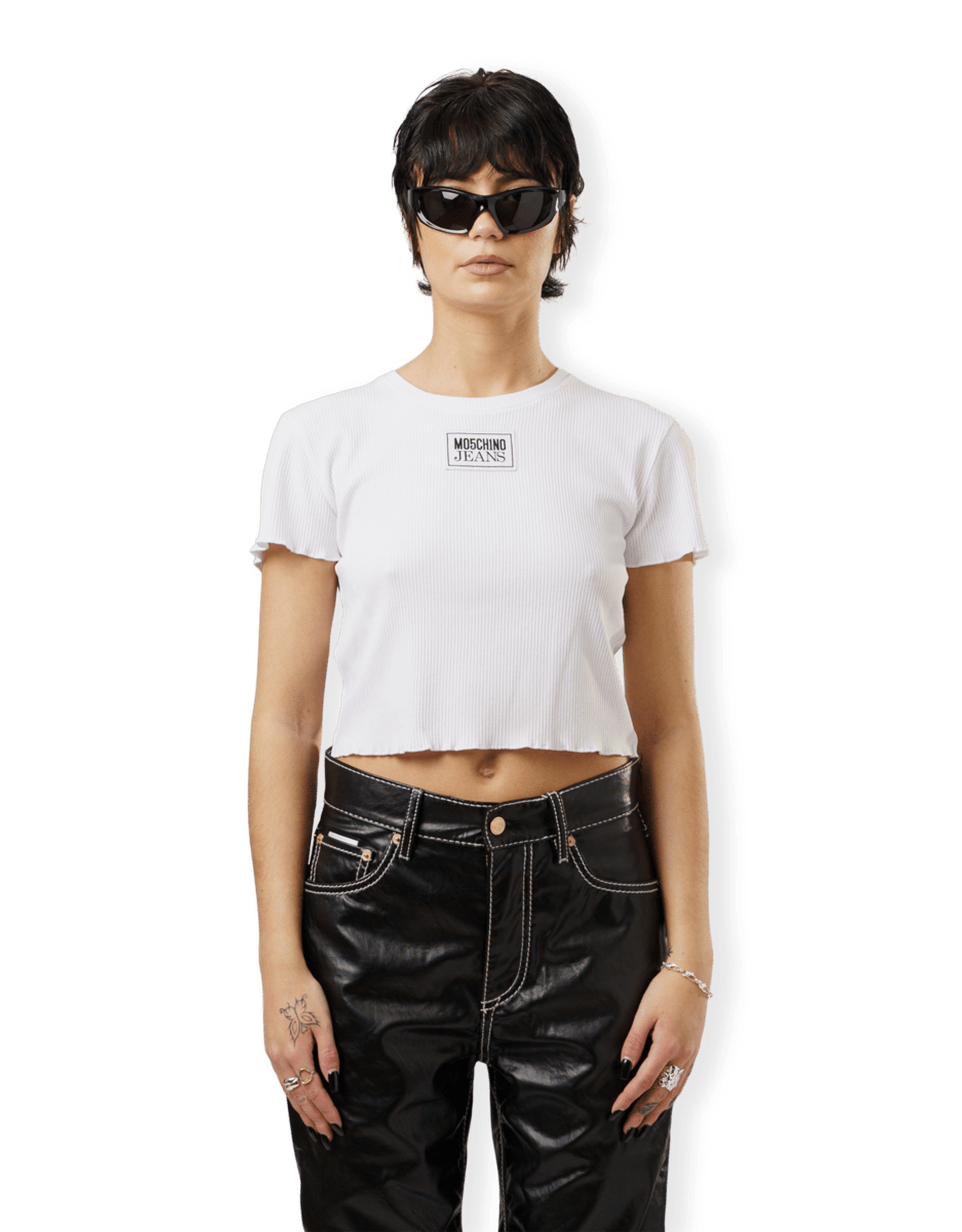 Logo Patch Cotton T-shirt