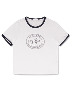 Sporty & Rich Riding Club Ringer T-Shirt | Rezet Store