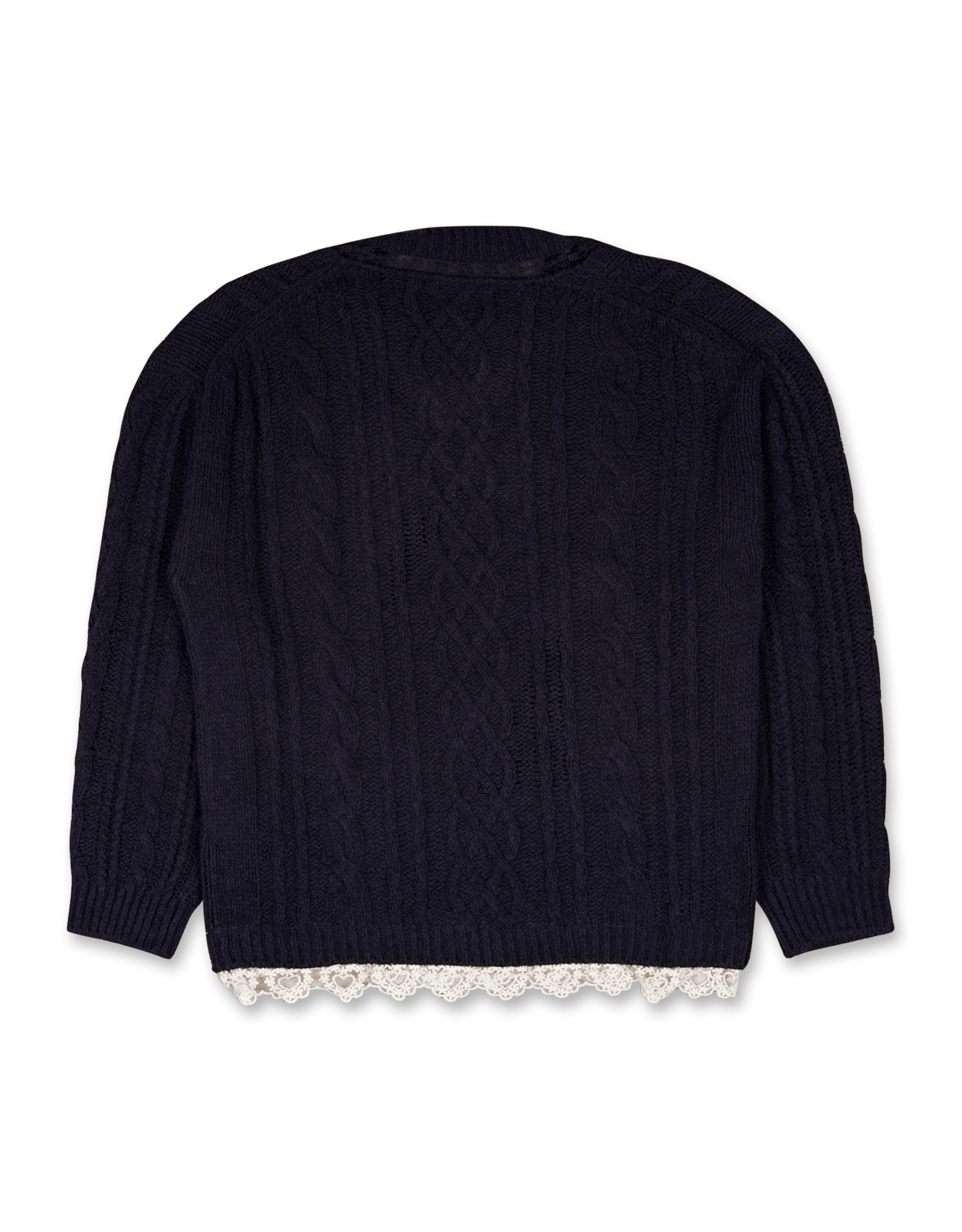 Andersson Bell Lace Chunky V - Neck Knit - Rezetstore