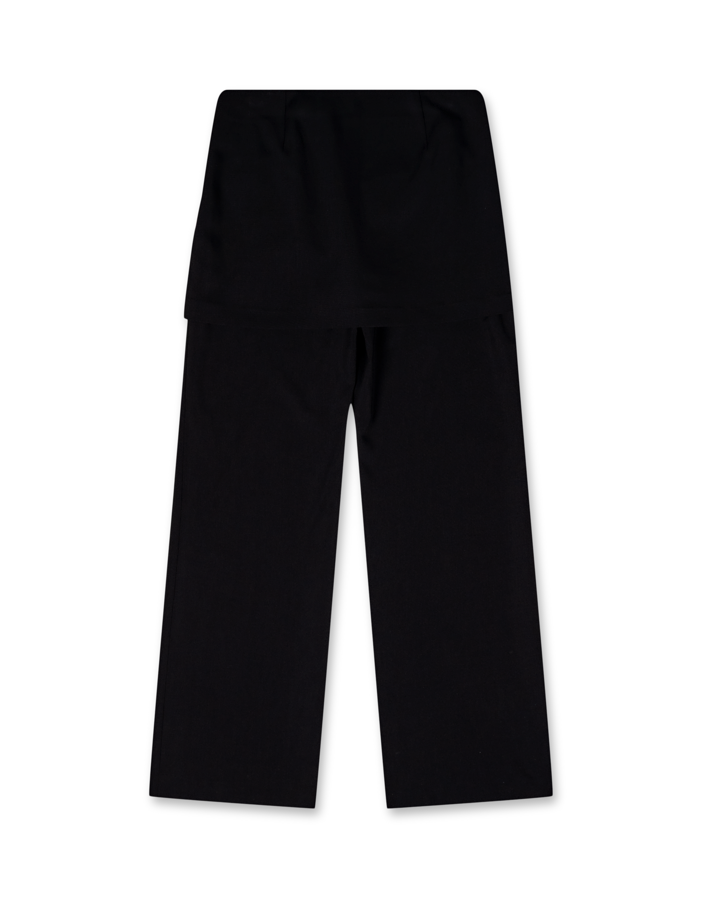 Wrap Skirt Wide Pants