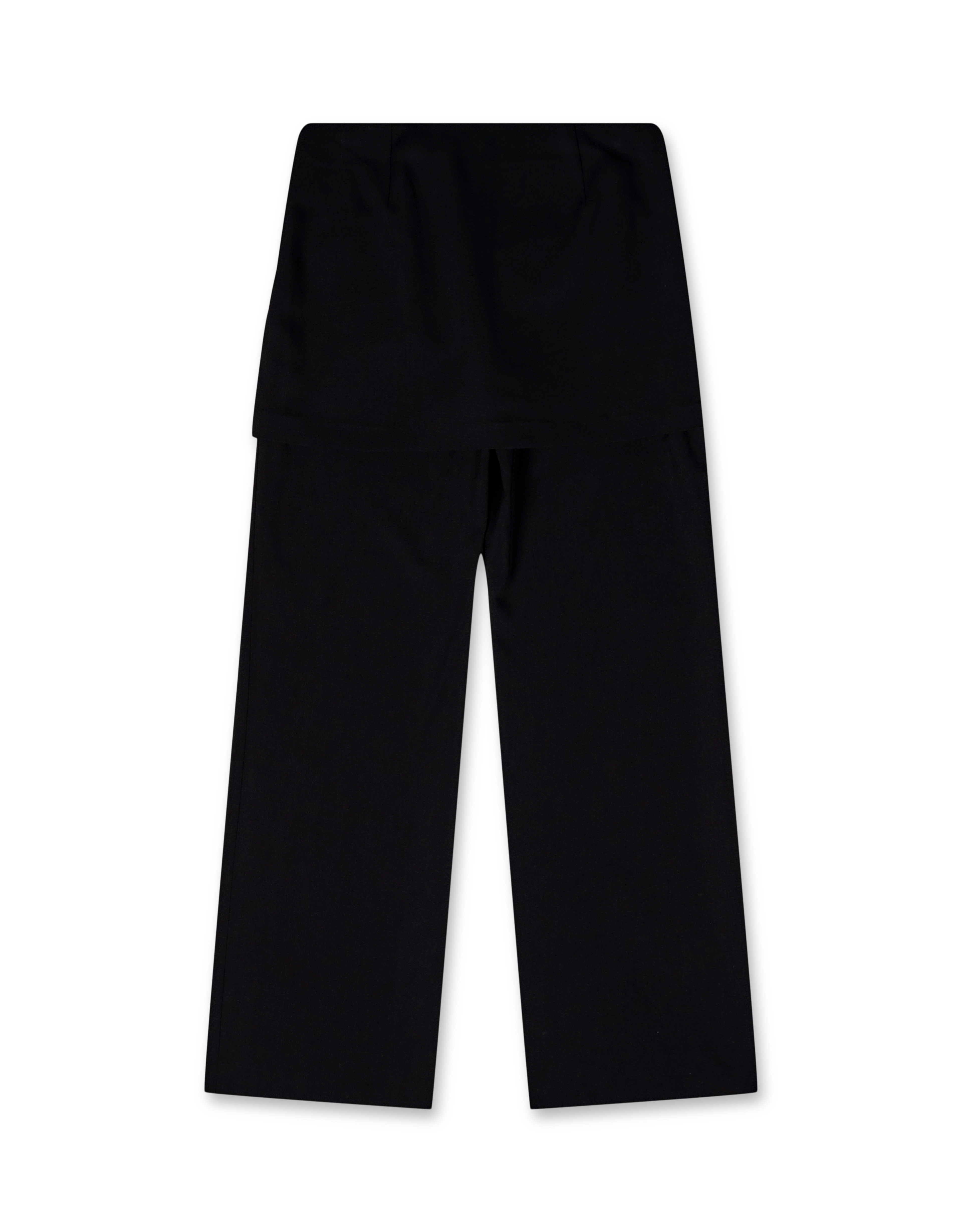 Wrap Skirt Wide Pants