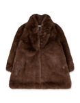 High Neck Fur Coat