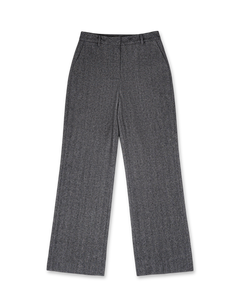 Herringbone Bootcut Pants