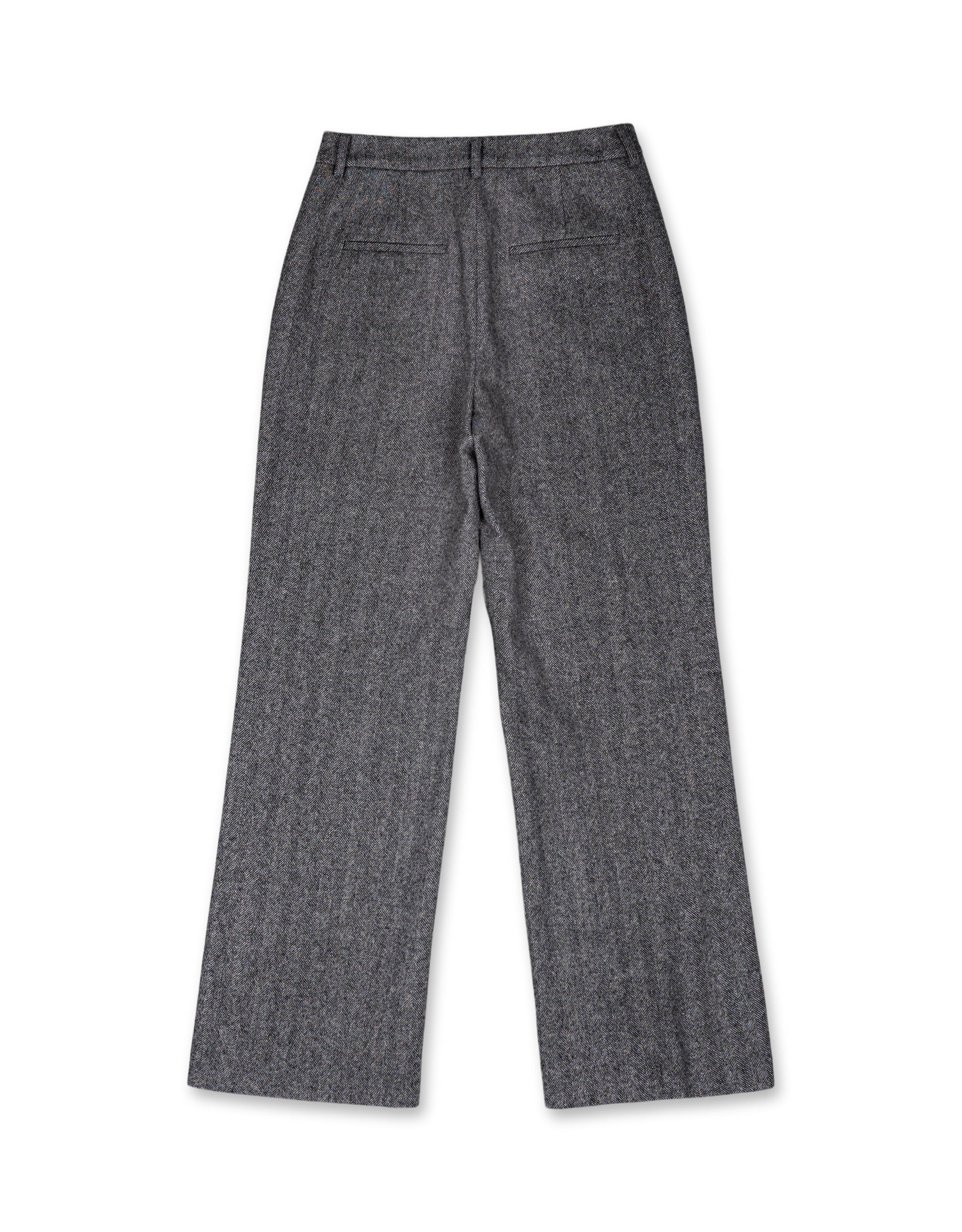 Herringbone Bootcut Pants