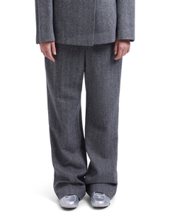 Herringbone Bootcut Pants