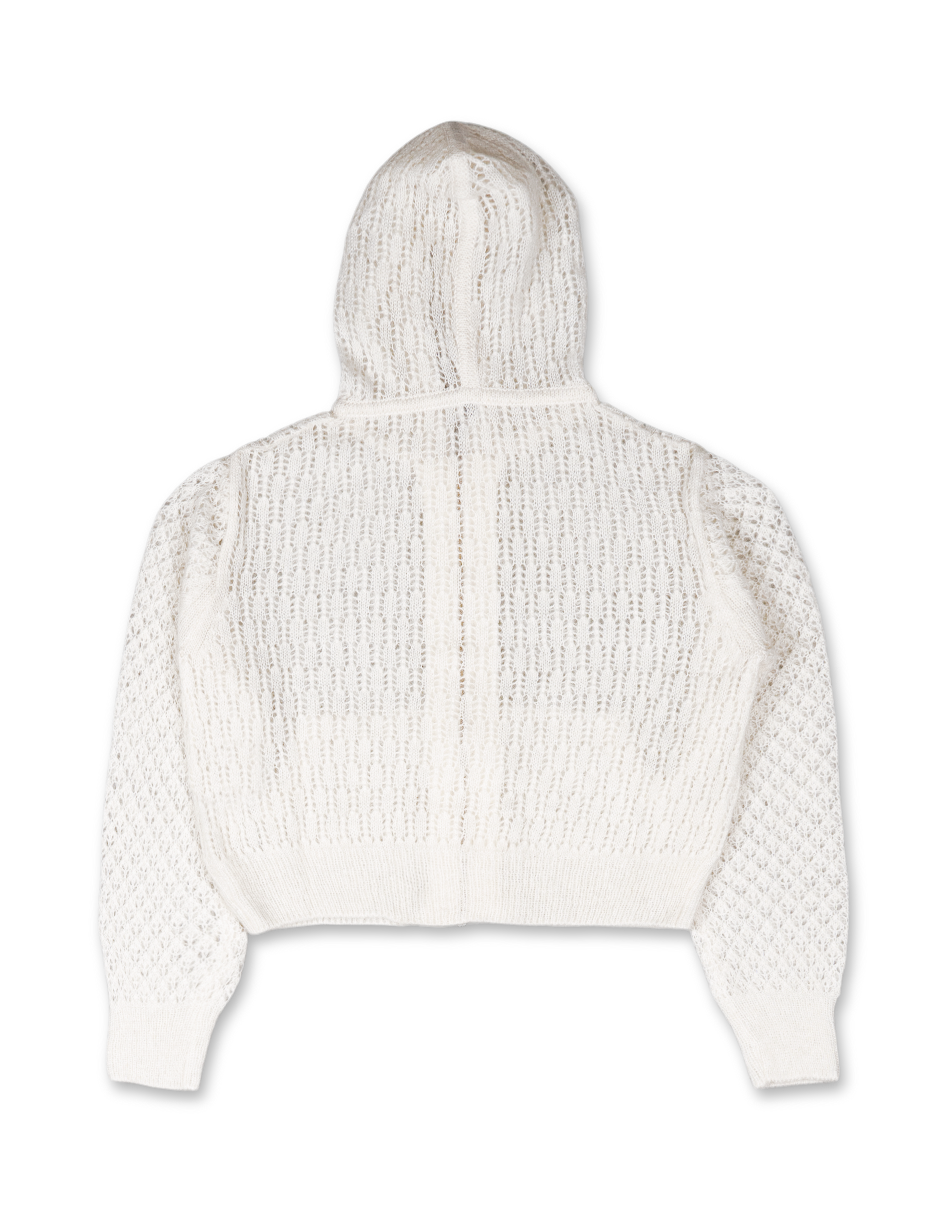 Mohair Hooded Cardigan