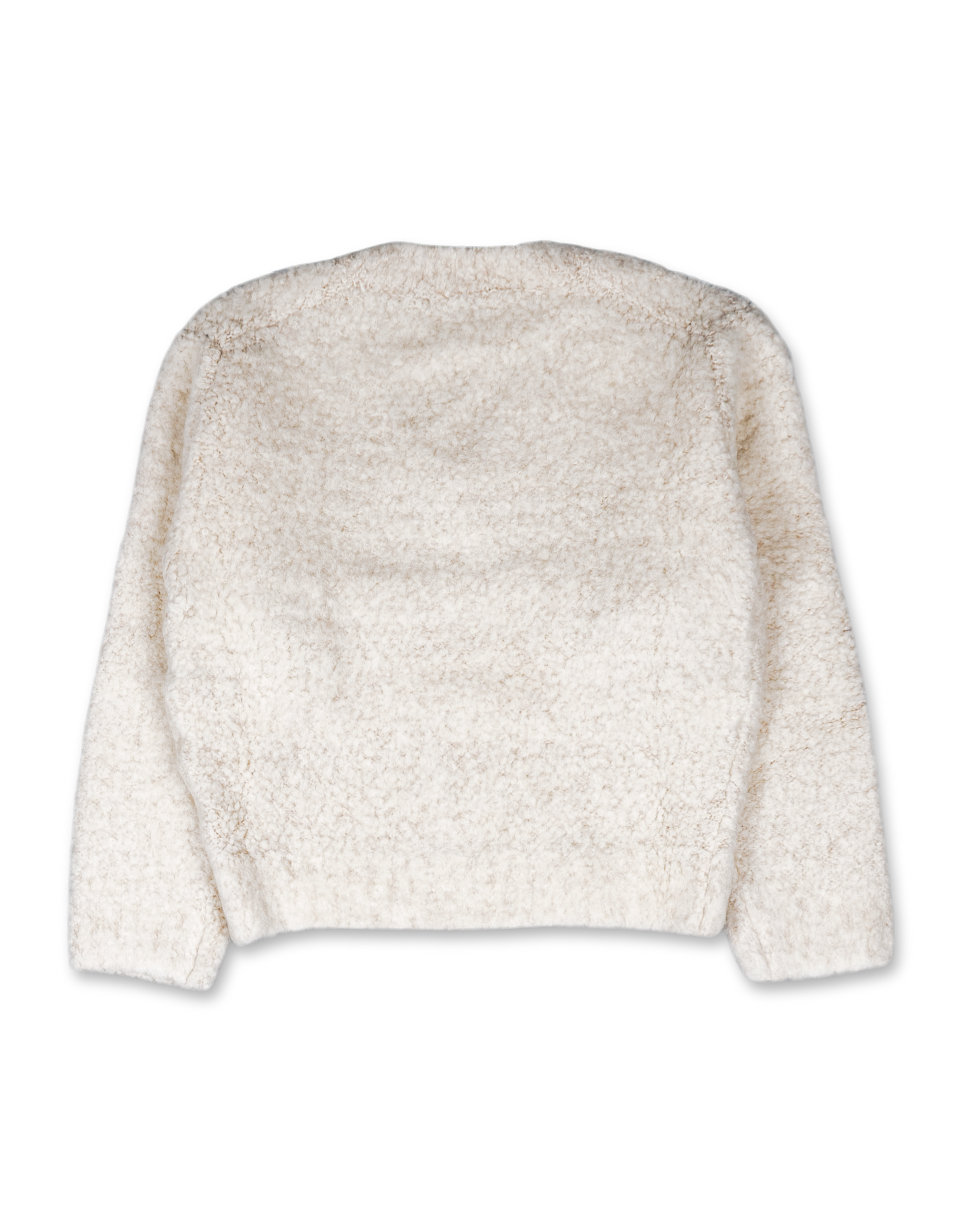 Wool Boucle V-Nect Knit