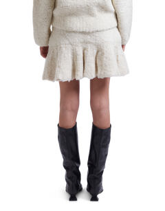 Wool Boucle Skirt