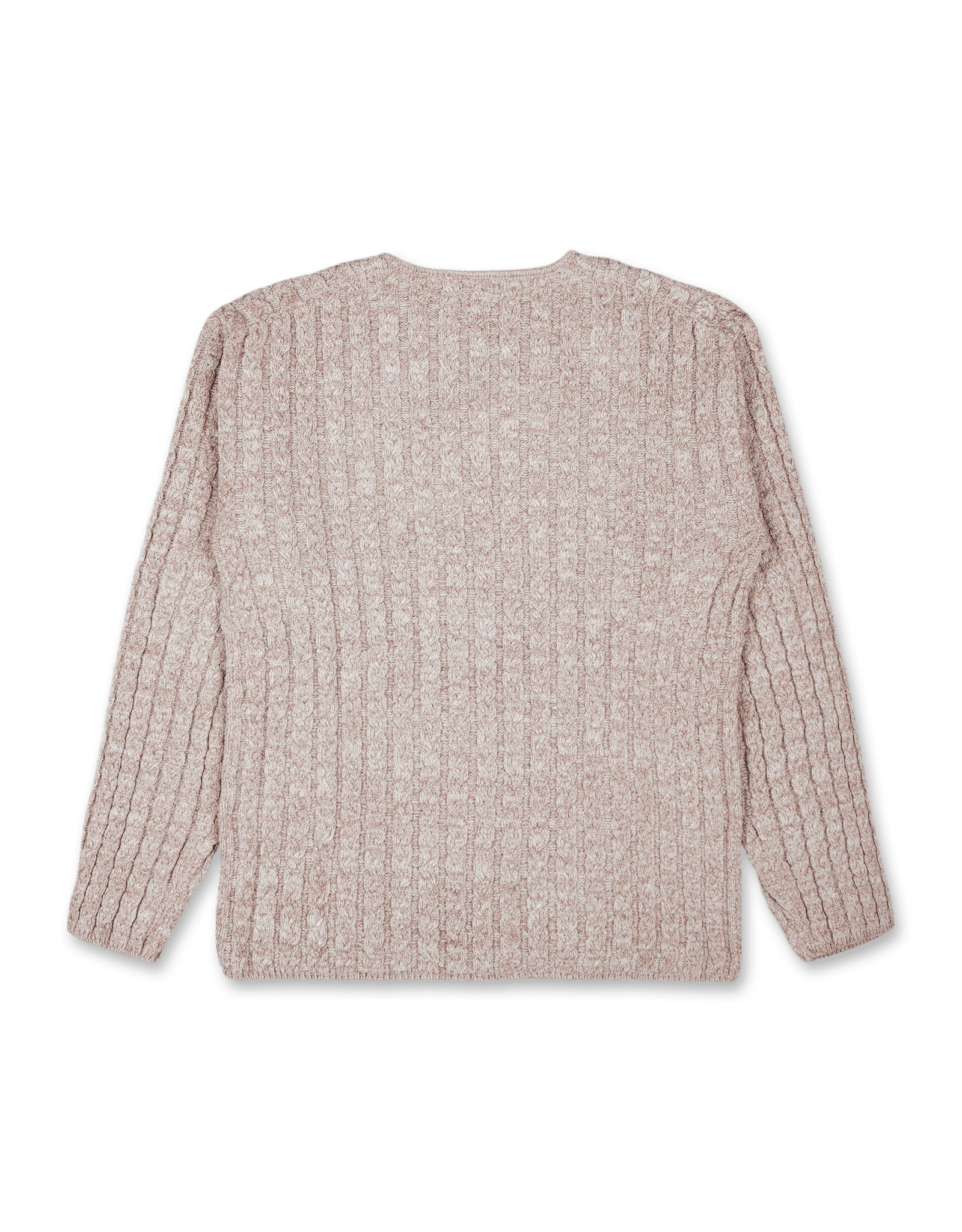 Mixed Yarn Cable Knit