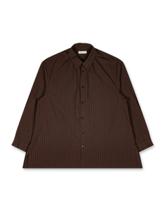 Amomento Stripe Shirring Oversized Shirts | Rezet Store