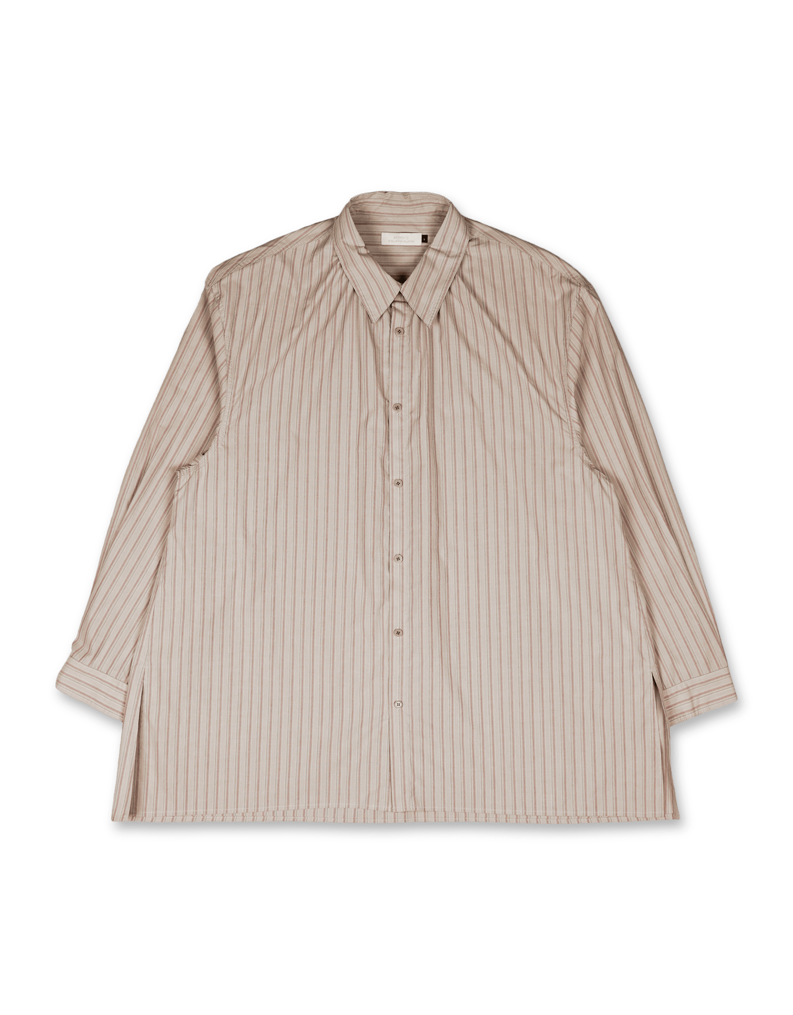 Amomento Stripe Shirring Oversized Shirts | Rezet Store