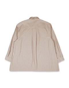 Amomento Stripe Shirring Oversized Shirts | Rezet Store