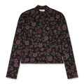 Amomento Floral Mock Neck Top | Rezet Store