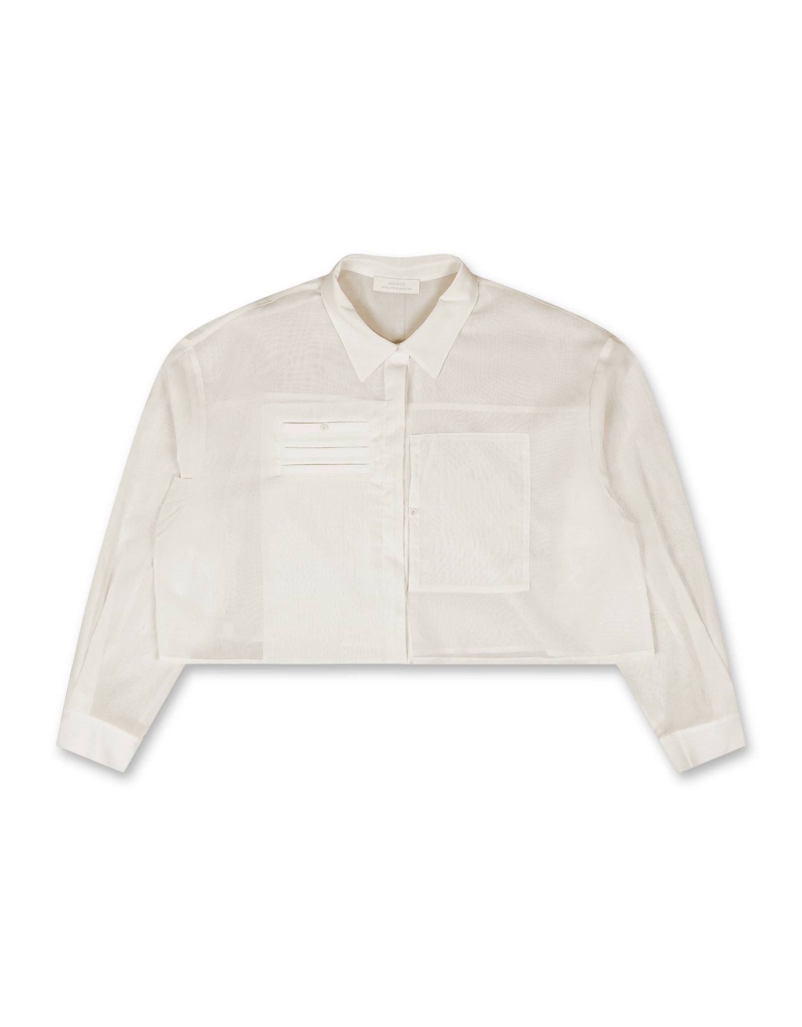 Amomento Drawer Pocket Crop Shirts | Rezet Store
