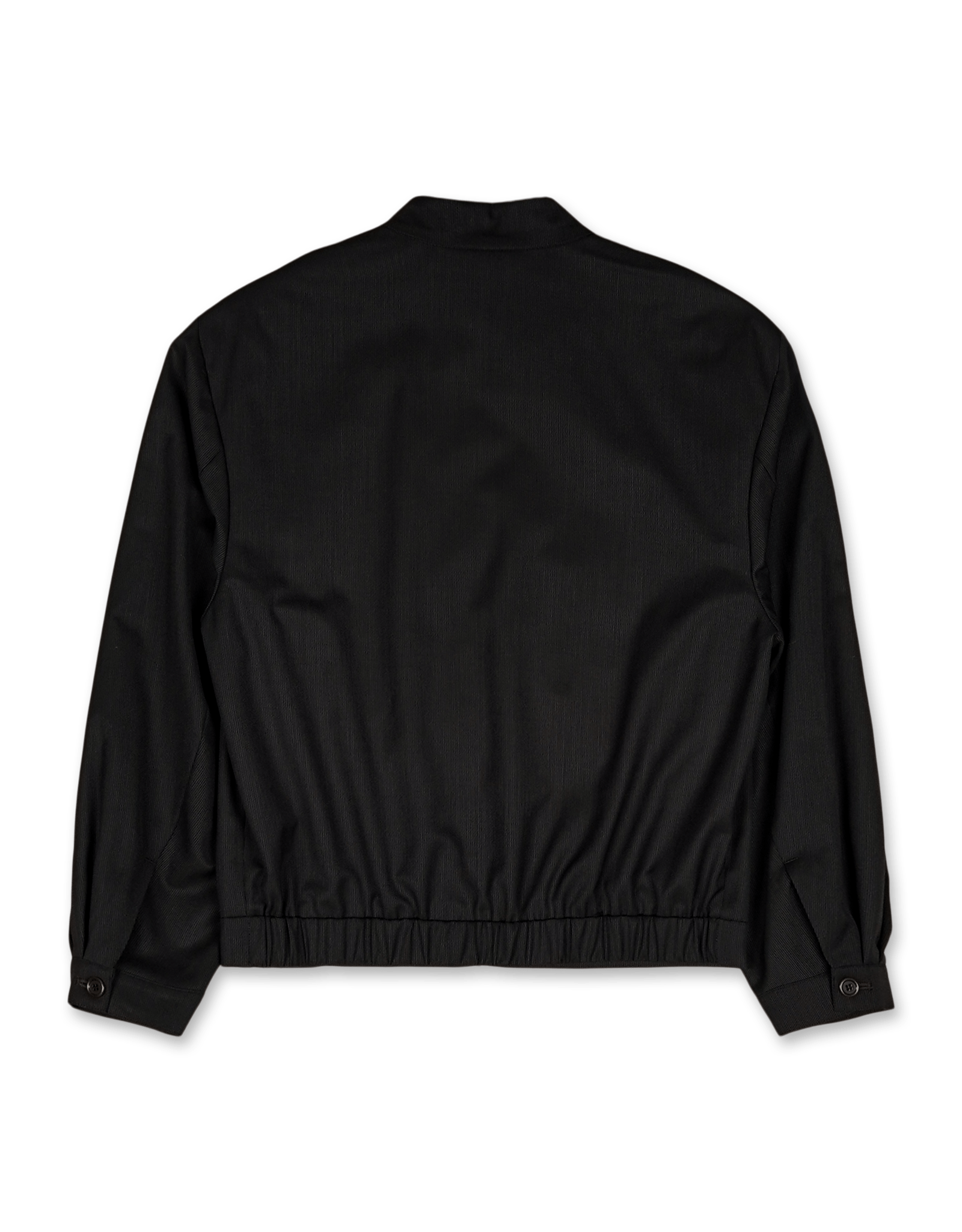 Wool Stripe Zip-Up Jumper