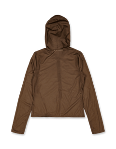 Amomento Sheer Hooded Zip Up Jumper | Rezet Store