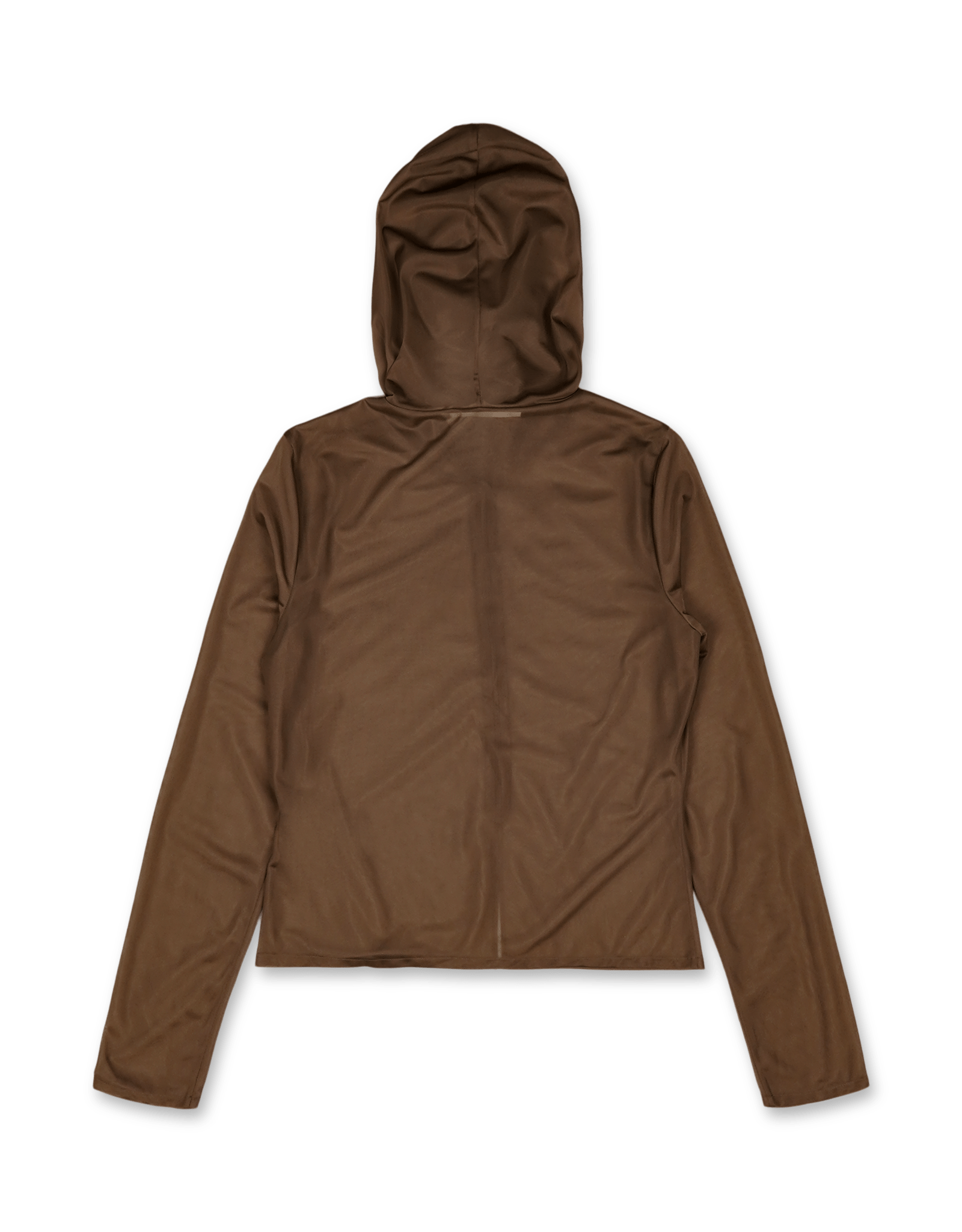 Amomento Sheer Hooded Zip Up Jumper | Rezet Store