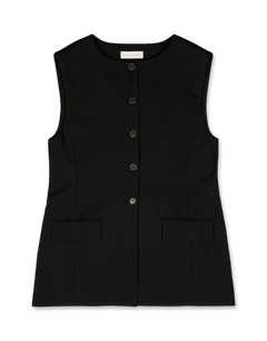 Oversized Button Up Vest