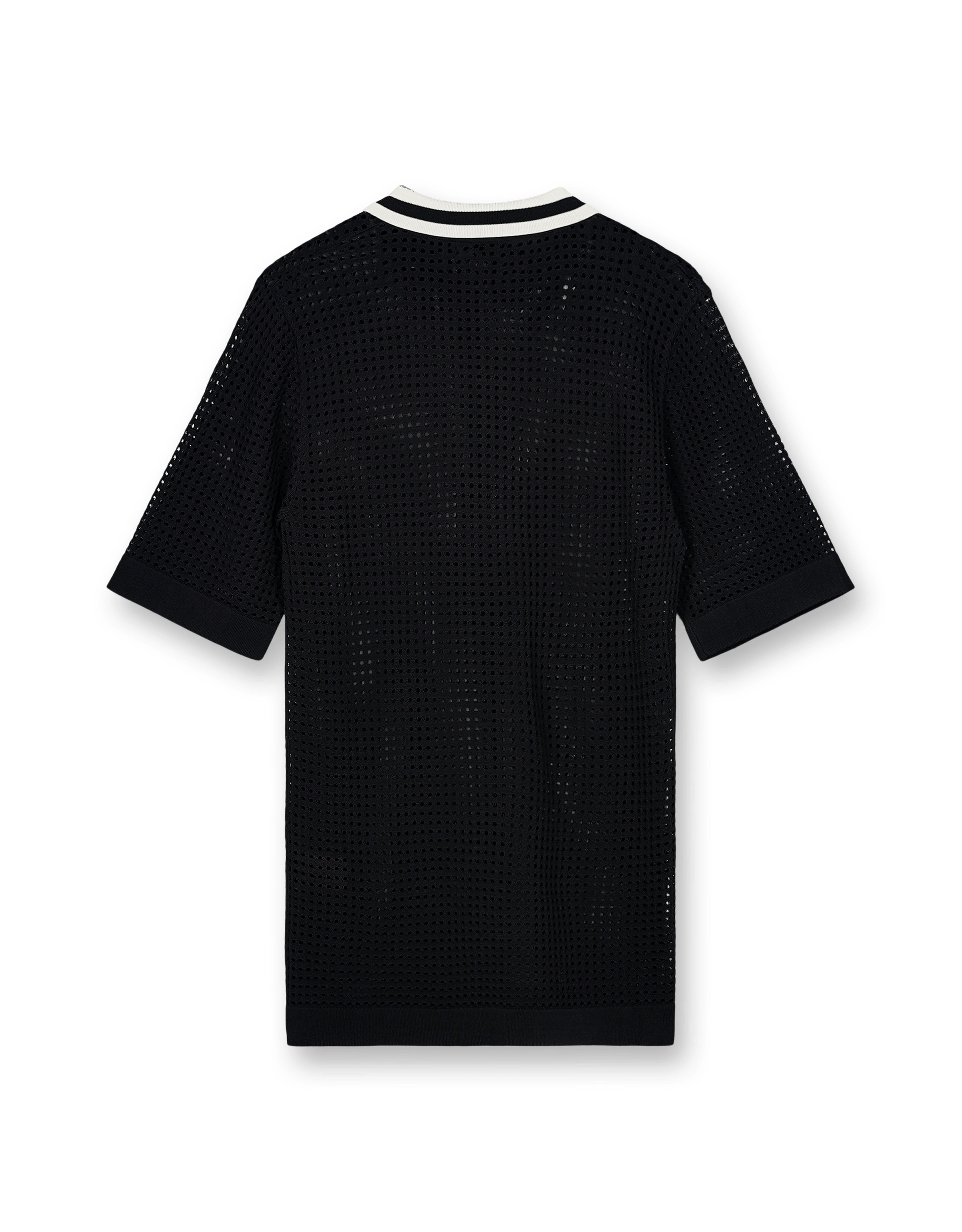 Eyelet Polo Sweater
