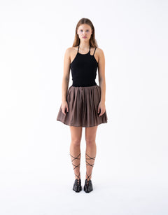 Cotton Shirring Banding Skorts