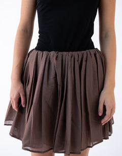 Cotton Shirring Banding Skorts