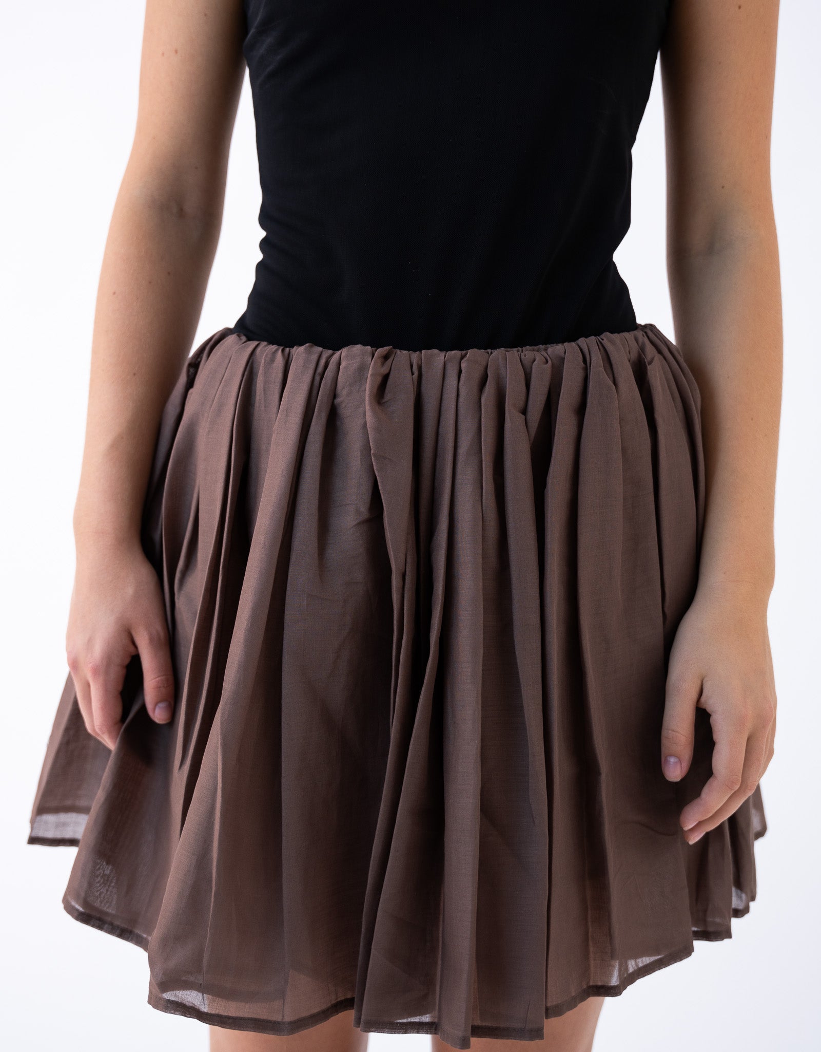 Cotton Shirring Banding Skorts
