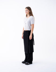 Layered Skirt Pants