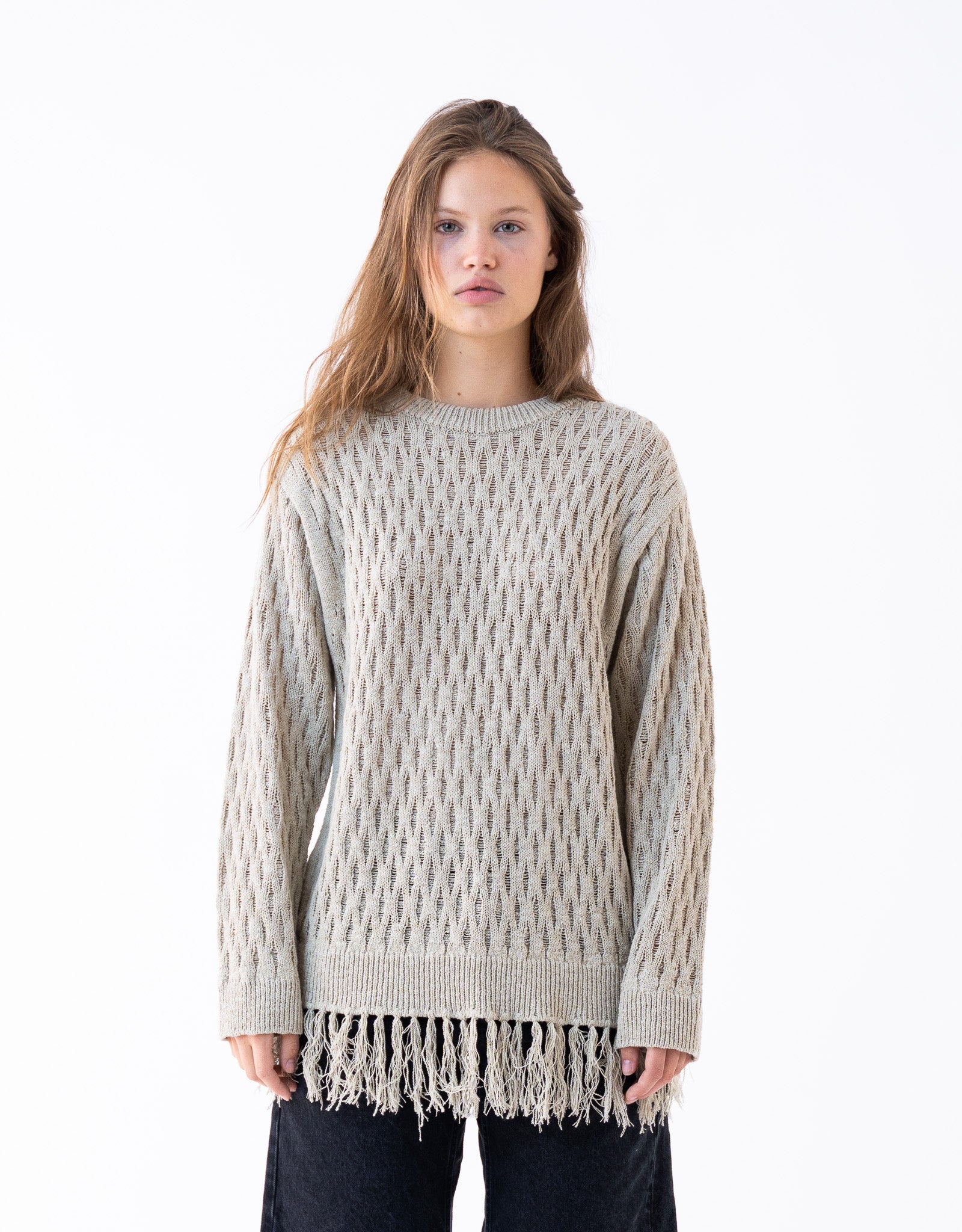 Tassel Crewneck Knit