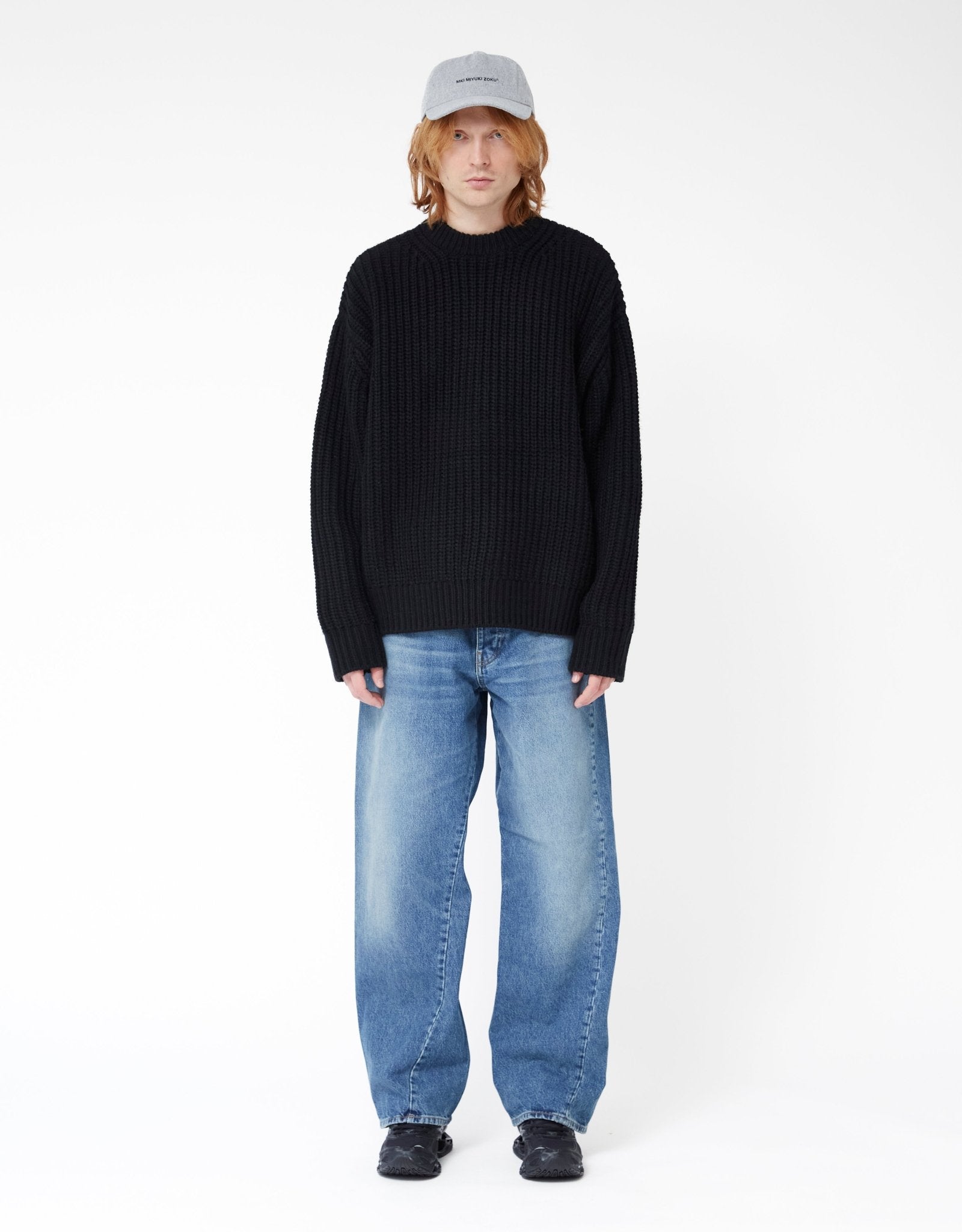 Chunky Rib Knit Crewneck