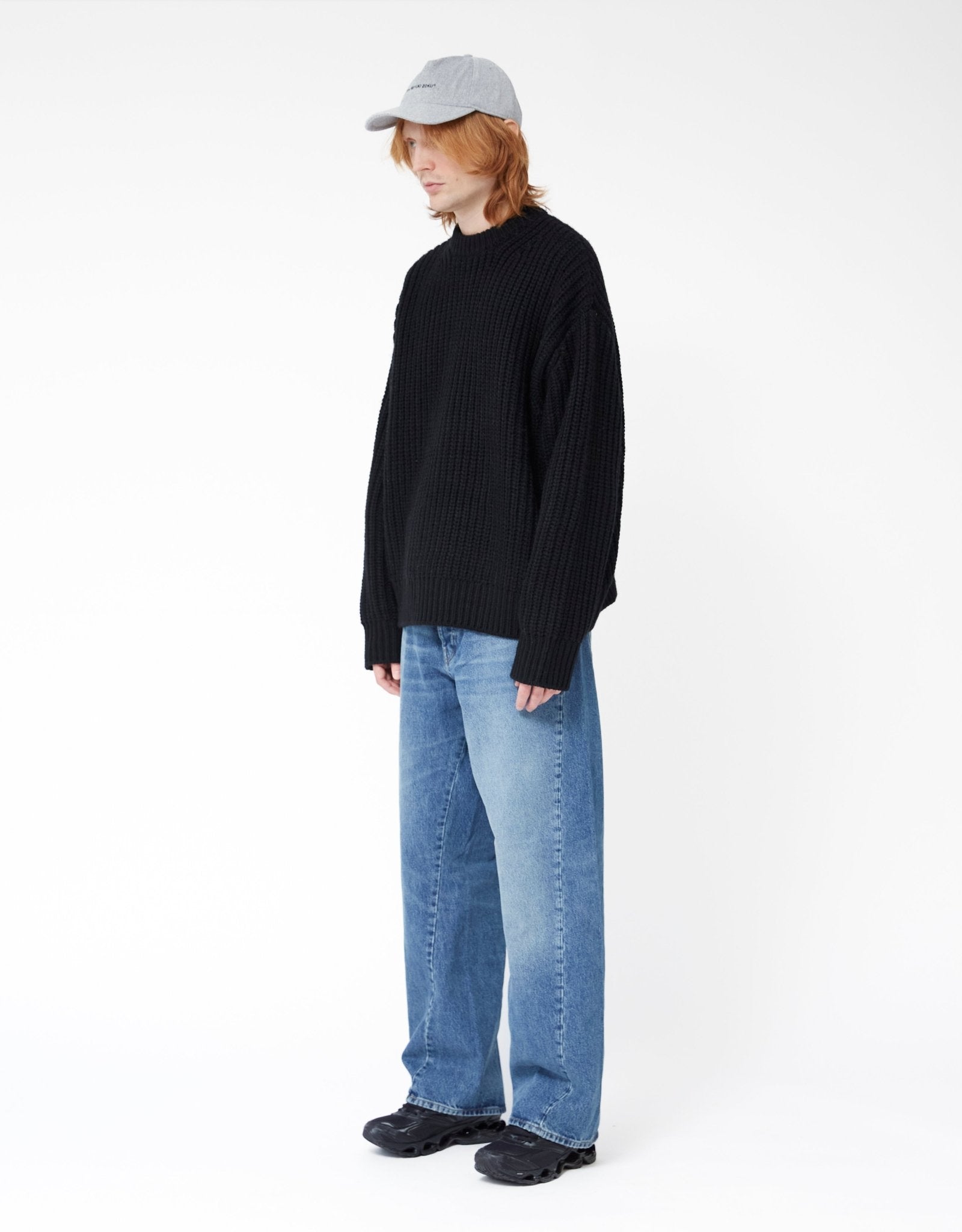 Chunky Rib Knit Crewneck