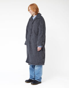 Faux Alpaca Car Coat