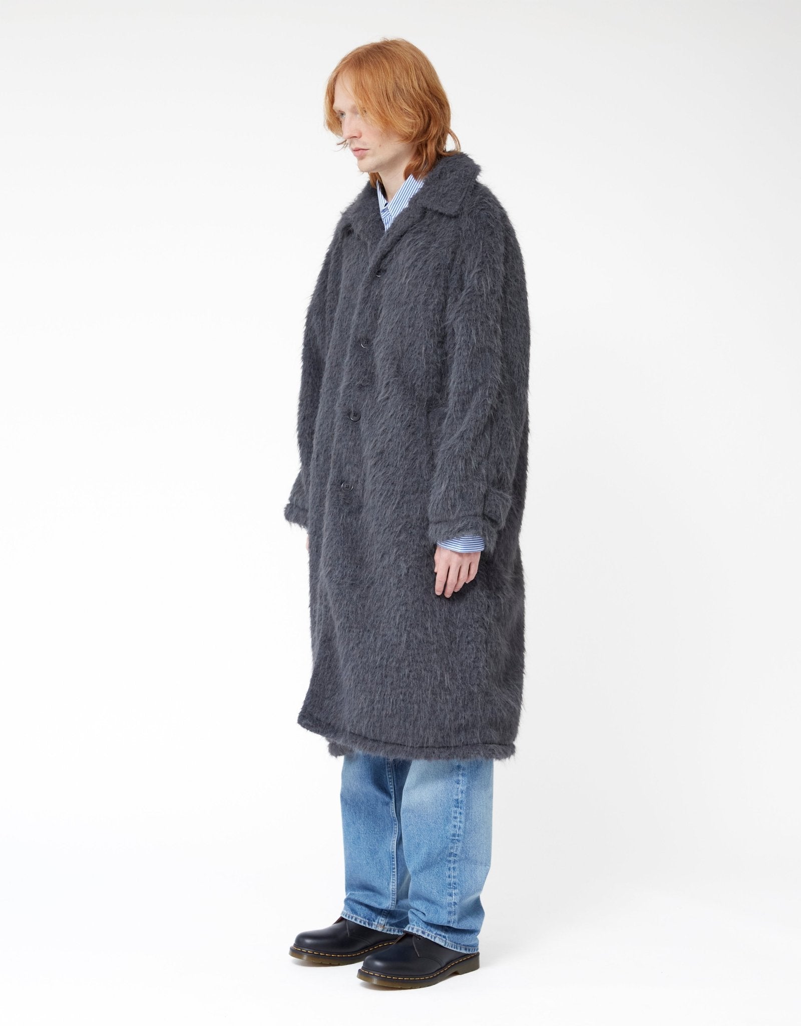 Faux Alpaca Car Coat