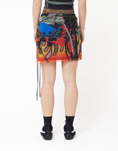 Mesh Mini Skirt
