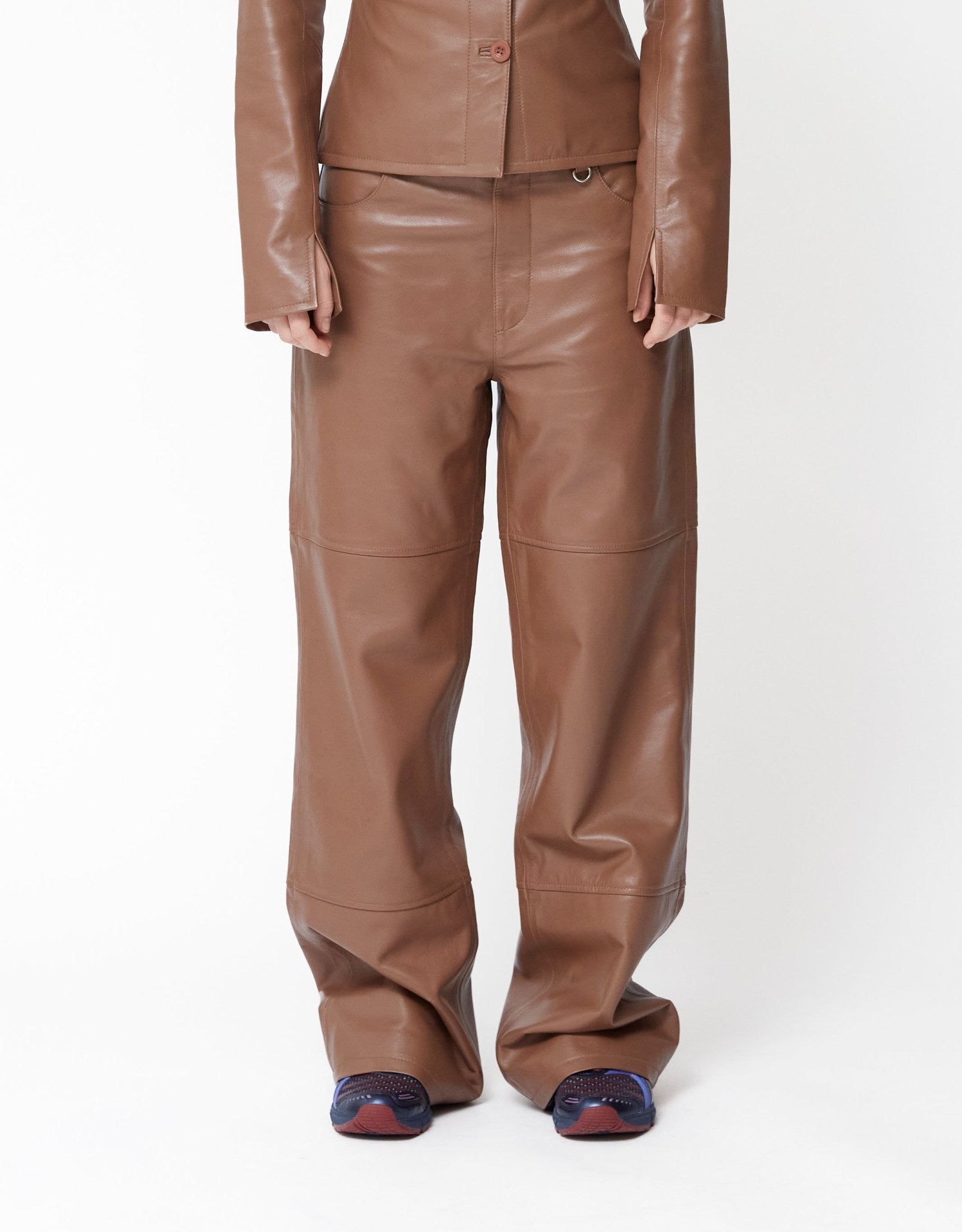 Scoop Leather Trousers
