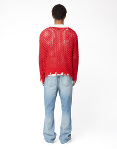 Andersson Bell Unisex Damaged Boatneck Sweater - Rezetstore
