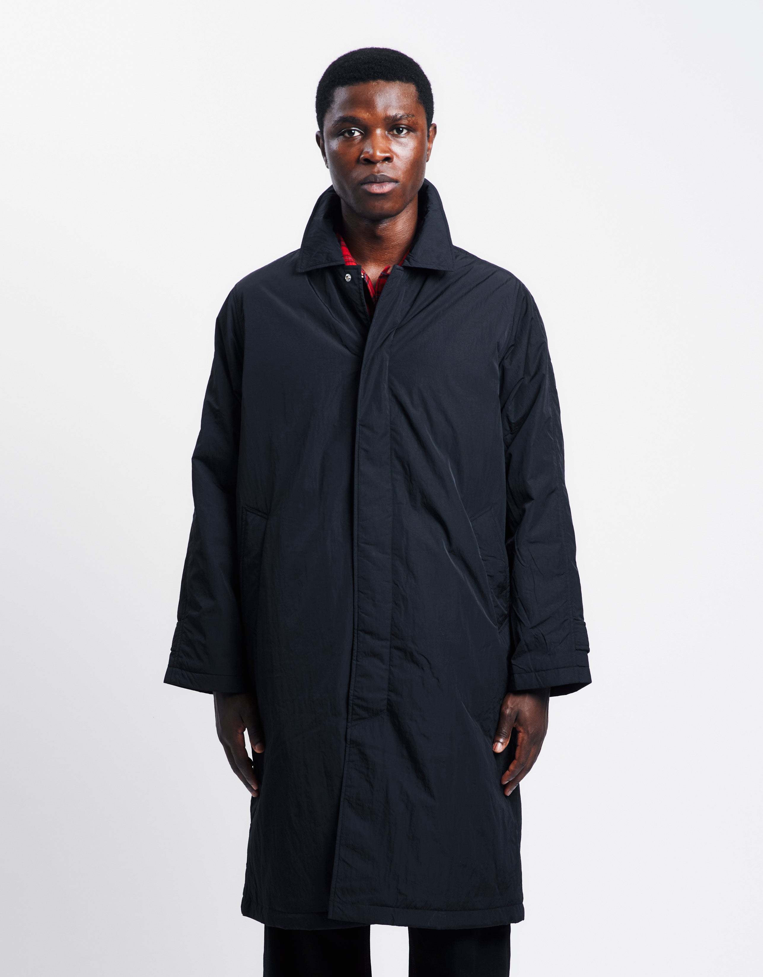 Relaxed Nylon Coat