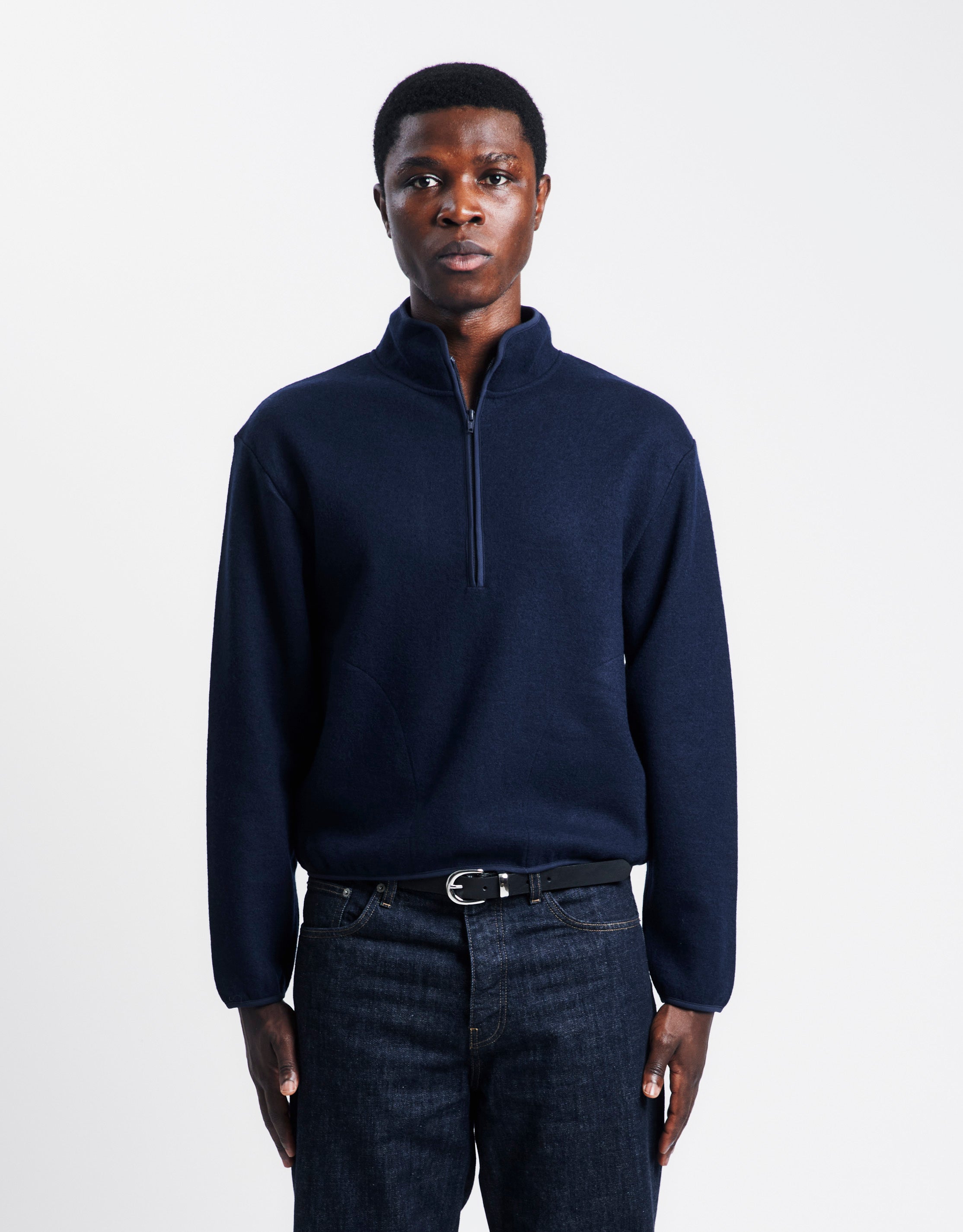 Wool Half Zip