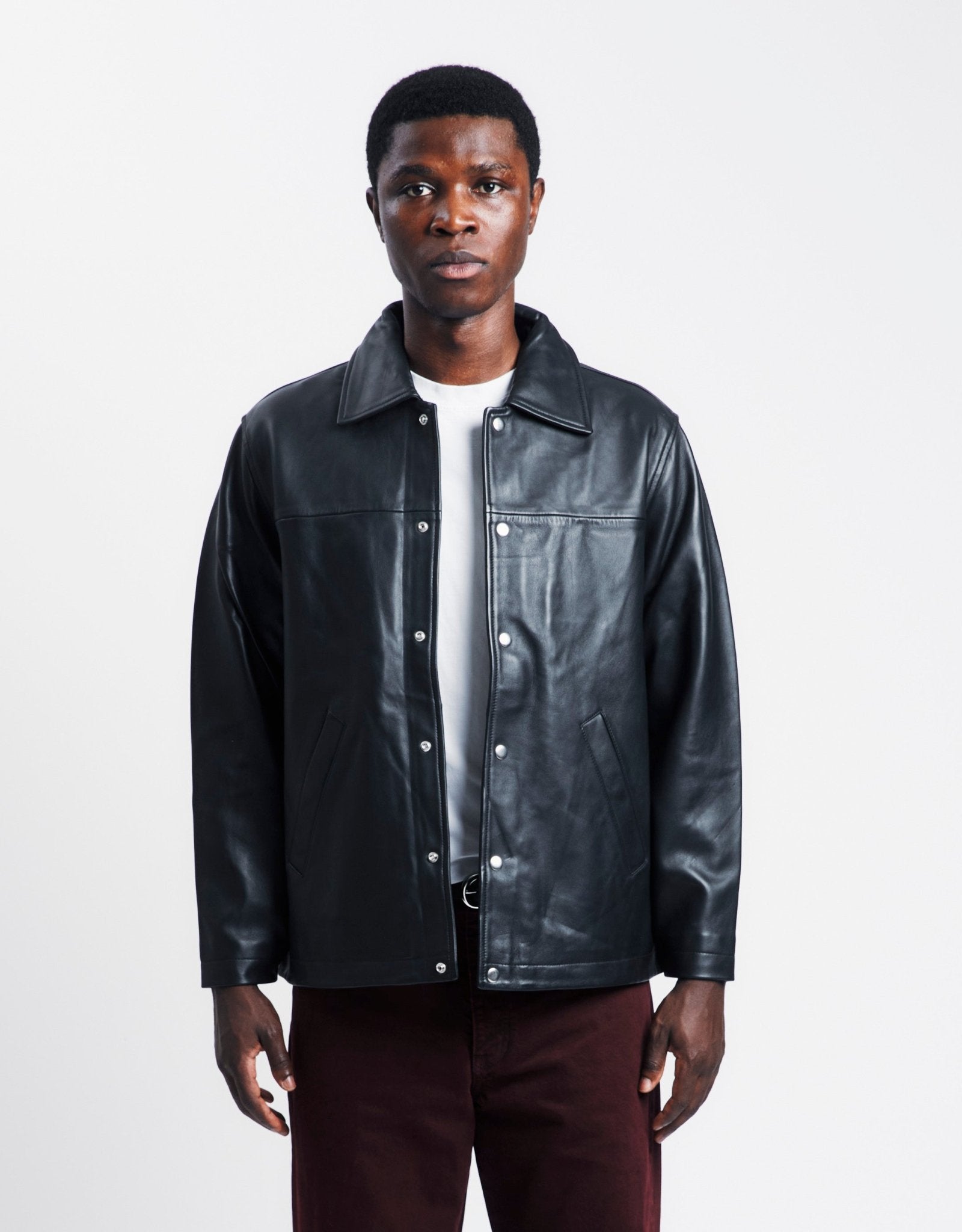 SUNFLOWER Coach Leather Jacket | Rezet Store
