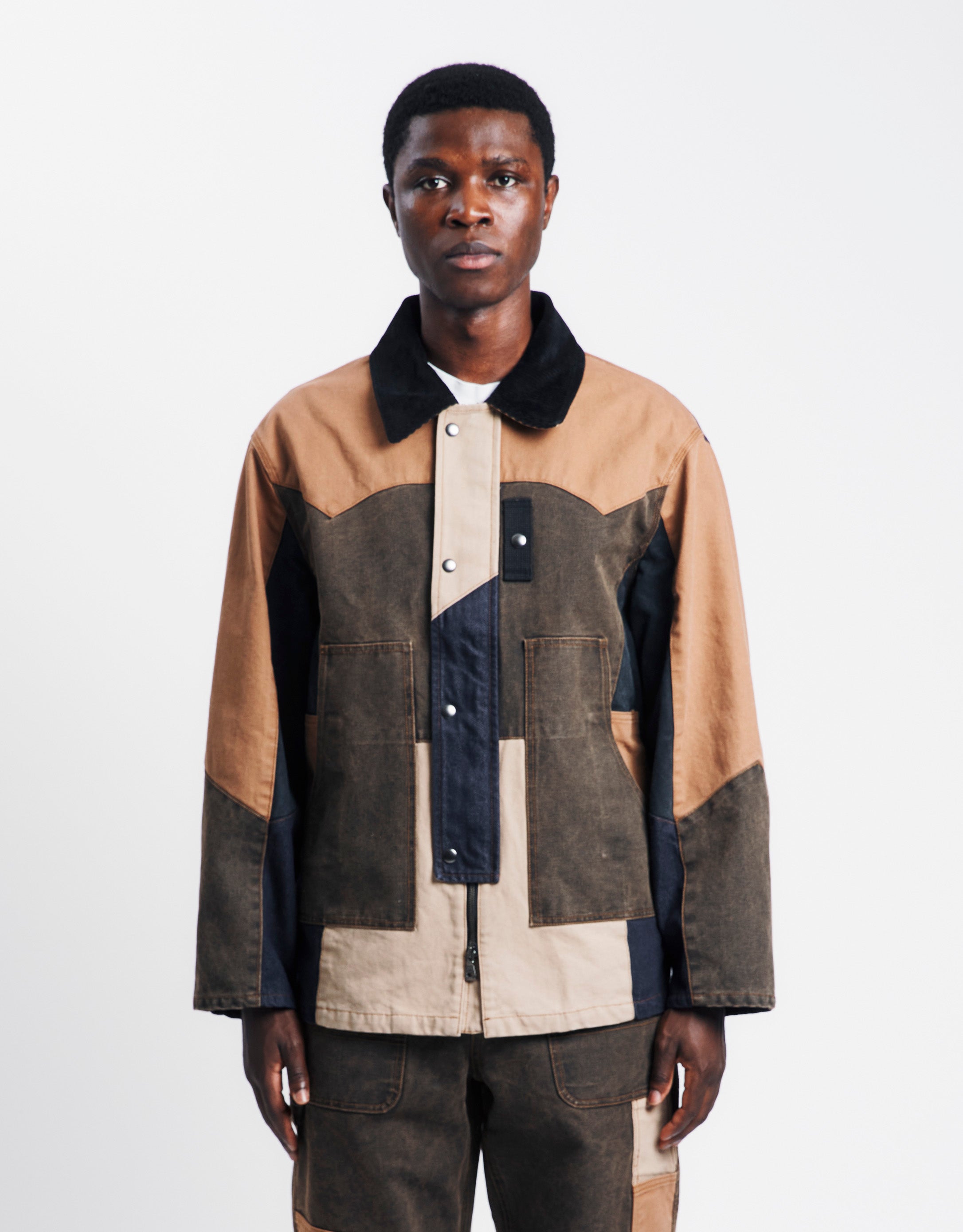 Patchwork Washed Jacket