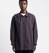 Amomento Stripe Shirring Oversized Shirts | Rezet Store