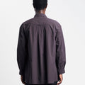 Amomento Stripe Shirring Oversized Shirts | Rezet Store